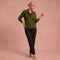 Rosemarie - Pullover mit Kragen – Grün – 1