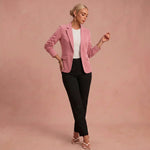 Ideal Fitted Blazer – Rosa – 1