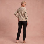 Astrid – Lässiger Strickpullover mit Polka-Dot-Muster – 2