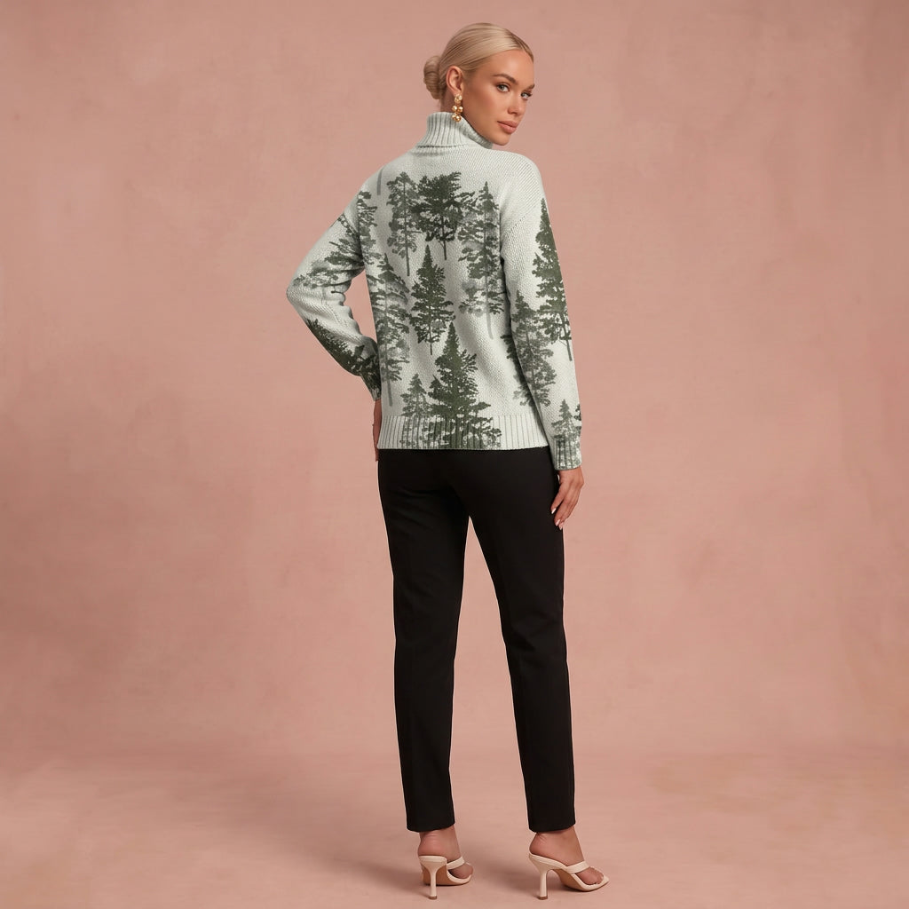 Nádia - Künstlerischer Strickpullover – 2