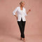 Moderner Linien Blazer – Weiß – 1