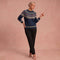 Karin - Lässiger und Bequemer Pullover – Dunkelblau – 1