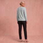 Marie-Luise - Vielseitiger Herbstpullover – Grau – 2