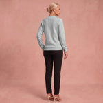 Marie-Luise - Vielseitiger Herbstpullover – Grau – 3