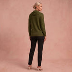 Rosemarie - Pullover mit Kragen – Grün – 3