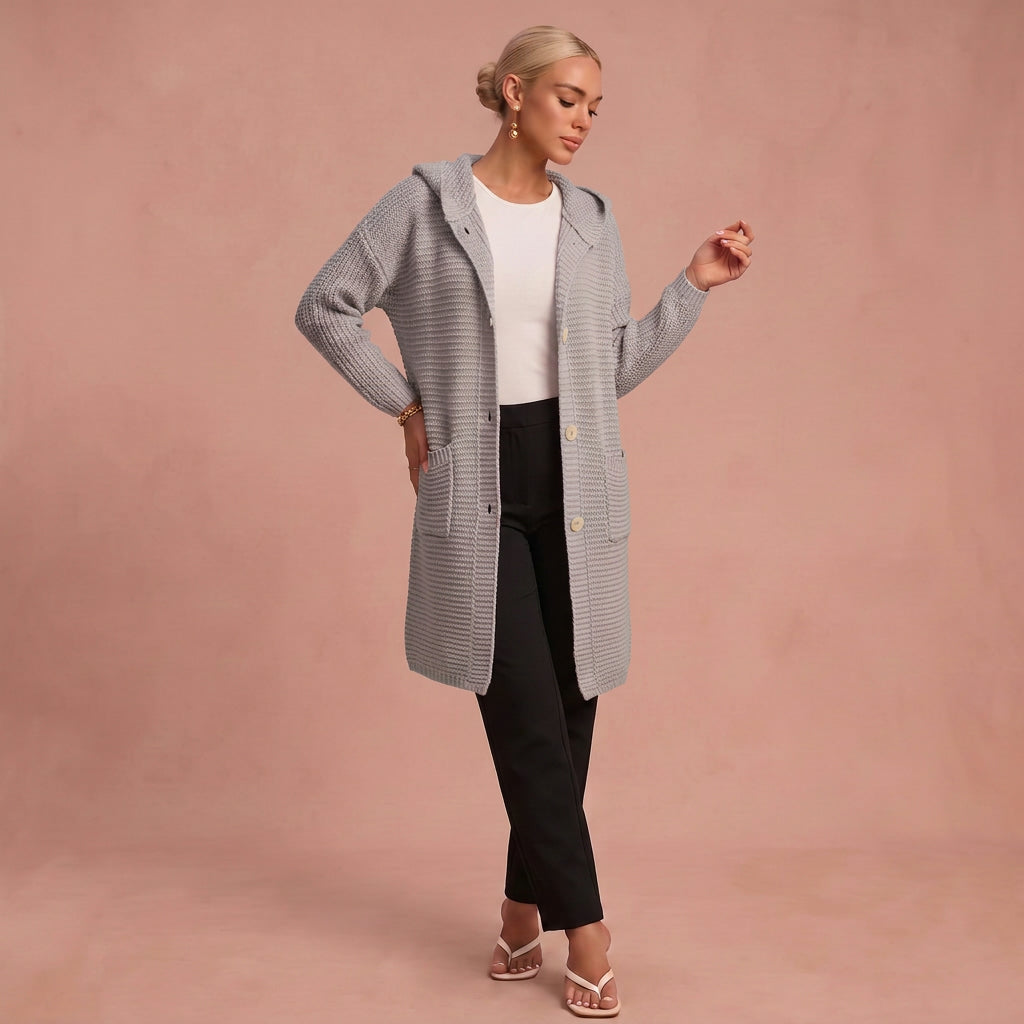 Viktoria - Strickjacke – Grau – 1