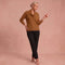 Marie-Luise | Pullover mit Kragen – Braun – 1