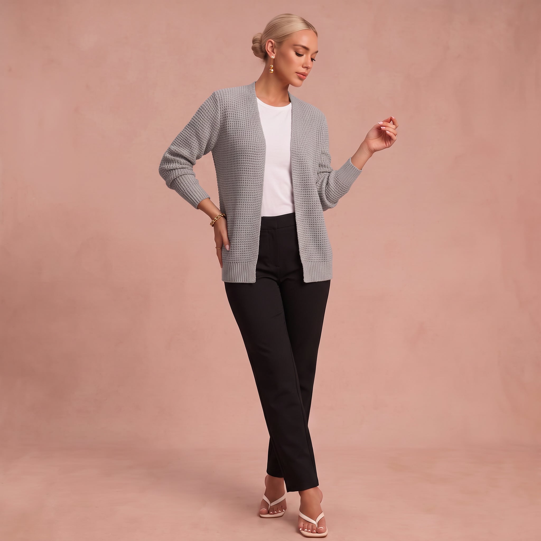 Anneliese | Kaschmir-Mischung Cardigan – 1