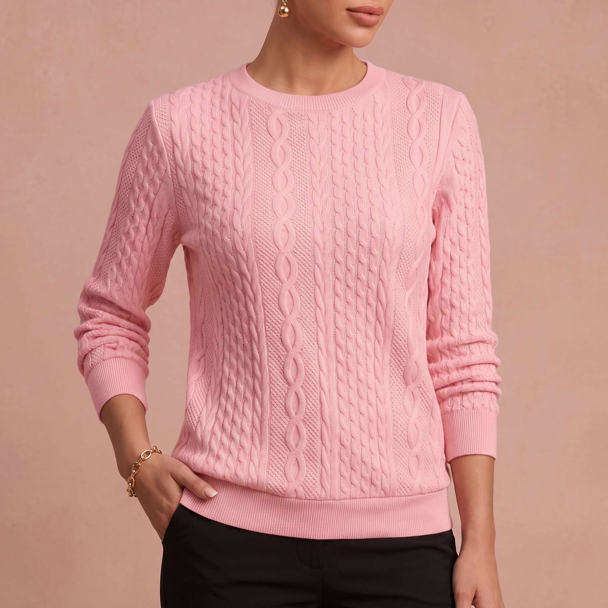 Bernila – Kabelstrickpullover – 4