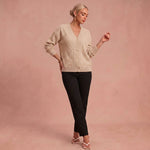 Julia | Strickjacke – Beige – 1