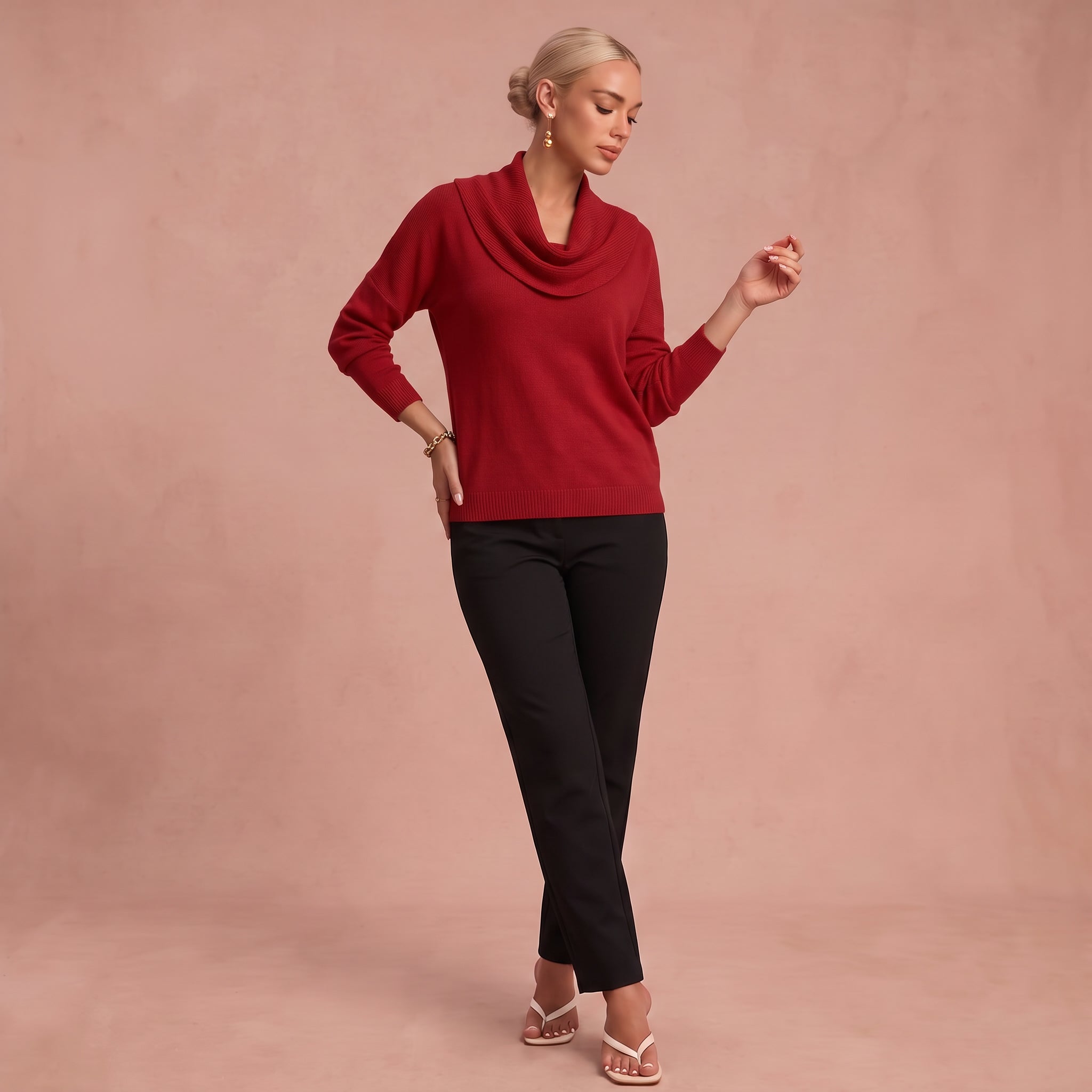 Rosemarie - Pullover mit Kragen – 1
