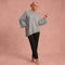 Essenz | Raffinierter Wollmischpullover – Grau – 1
