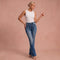Stefanie | Bequeme Hose – Blau – 1