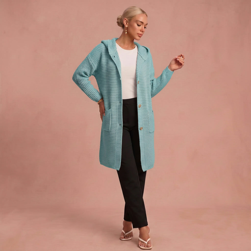 Viktoria - Strickjacke – Blau – 1