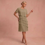 Julia - Kleid Schönheit der Natur – Khaki – 1