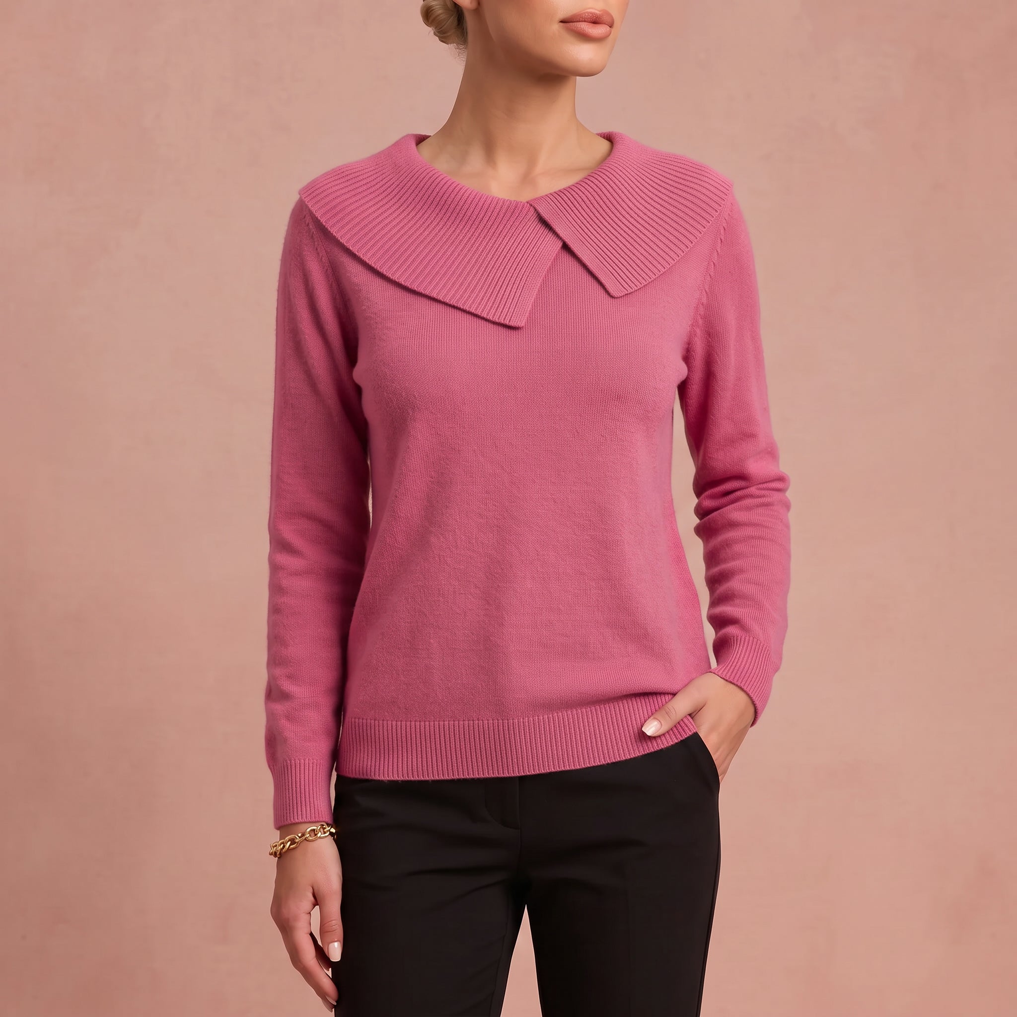 Winter Komfort Pullover – Pink – 4