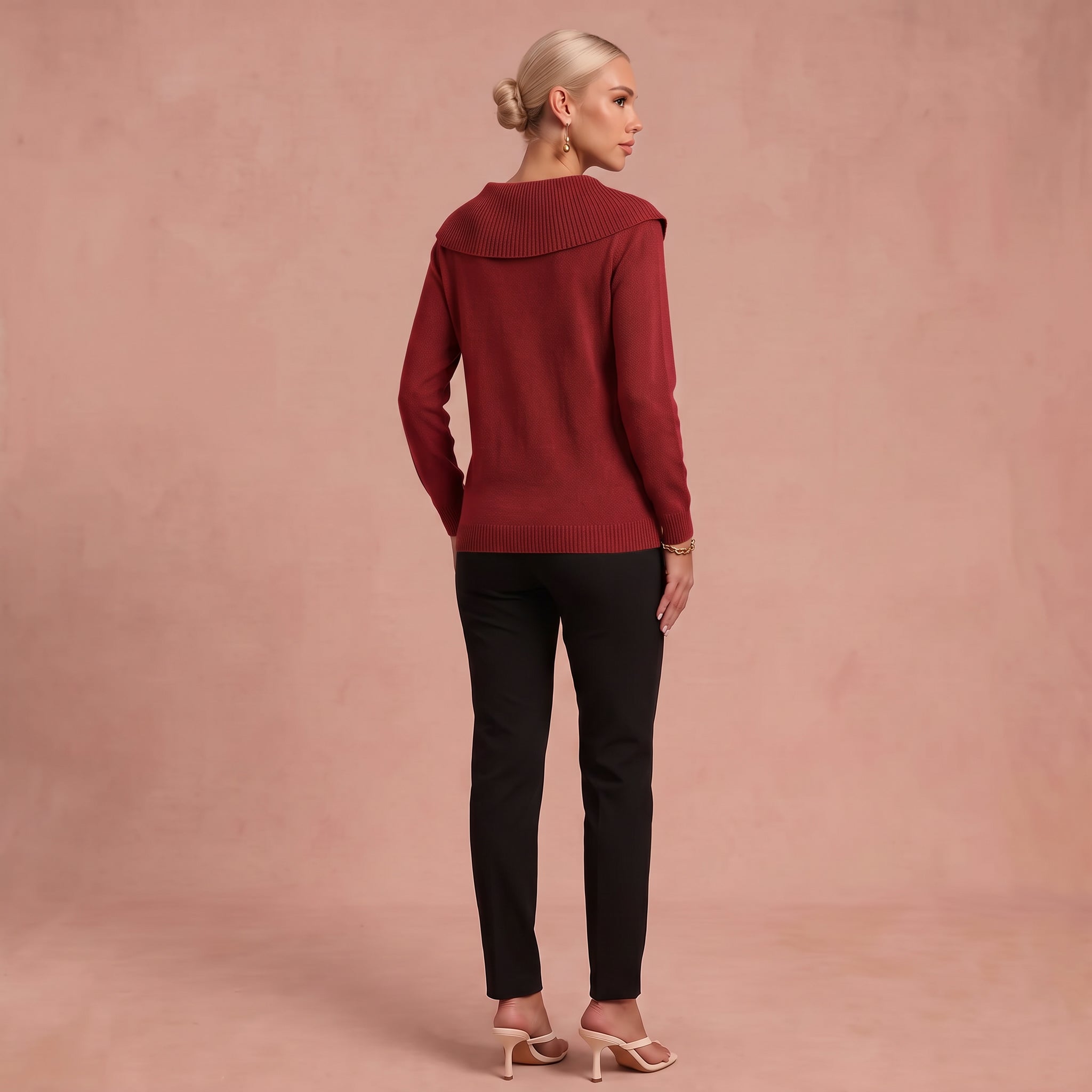 Winter Komfort Pullover – Rot – 3