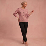 Nina™ | Zeitloser Damenpullover – Rosa – 1
