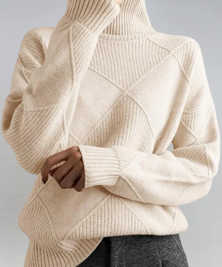 Lauren Hoher Kragen Pullover