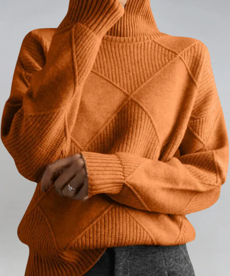 Lauren Hoher Kragen Pullover