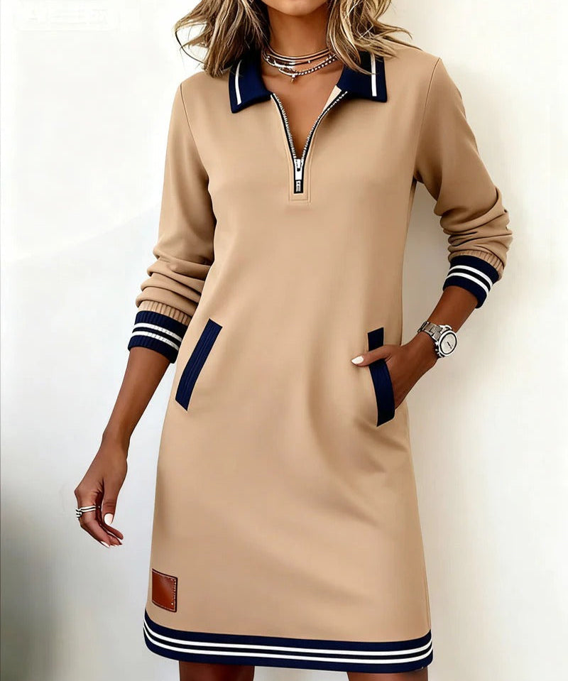 Catalina | Langärmliges Baumwollkleid