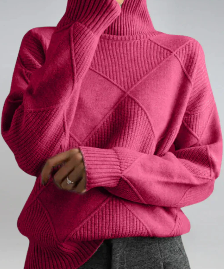 Lauren Hoher Kragen Pullover