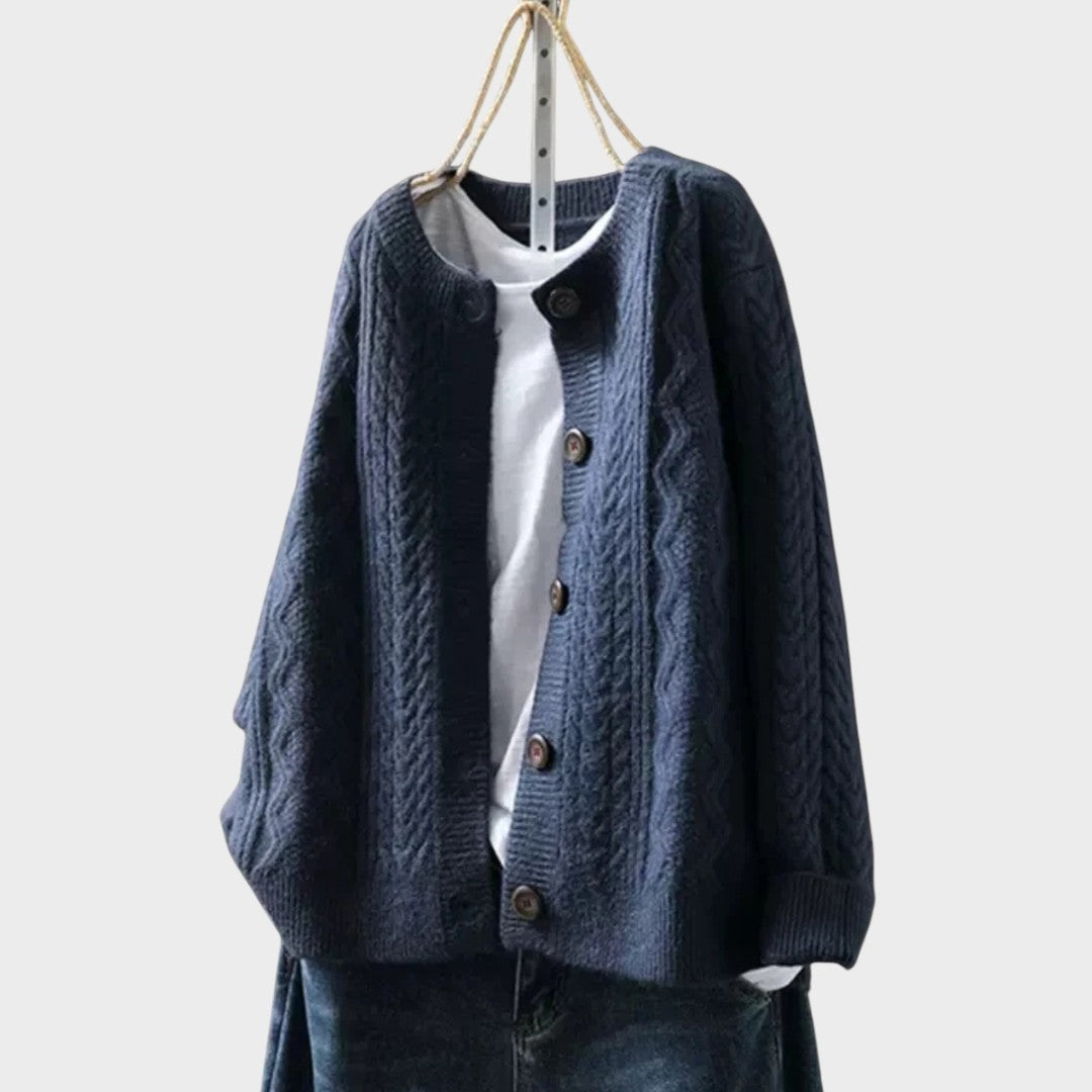 Lorenza | Gestrickte Strickjacke