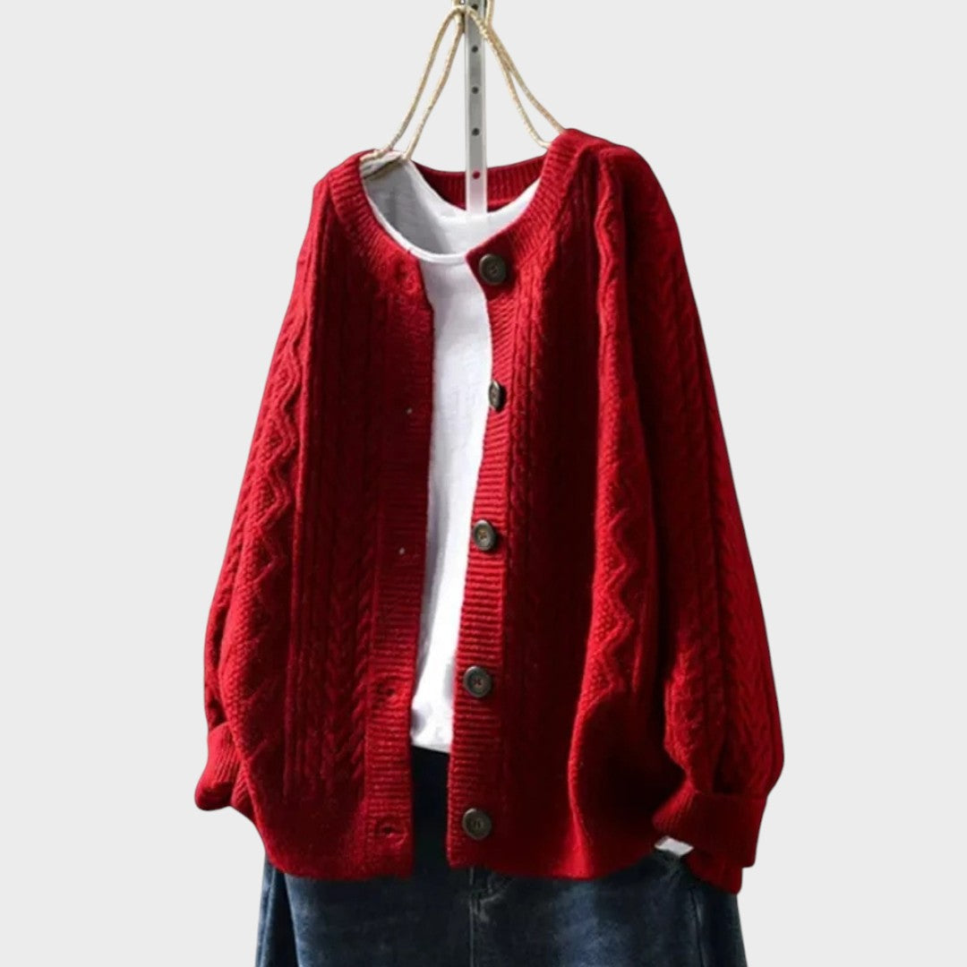 Lorenza | Gestrickte Strickjacke