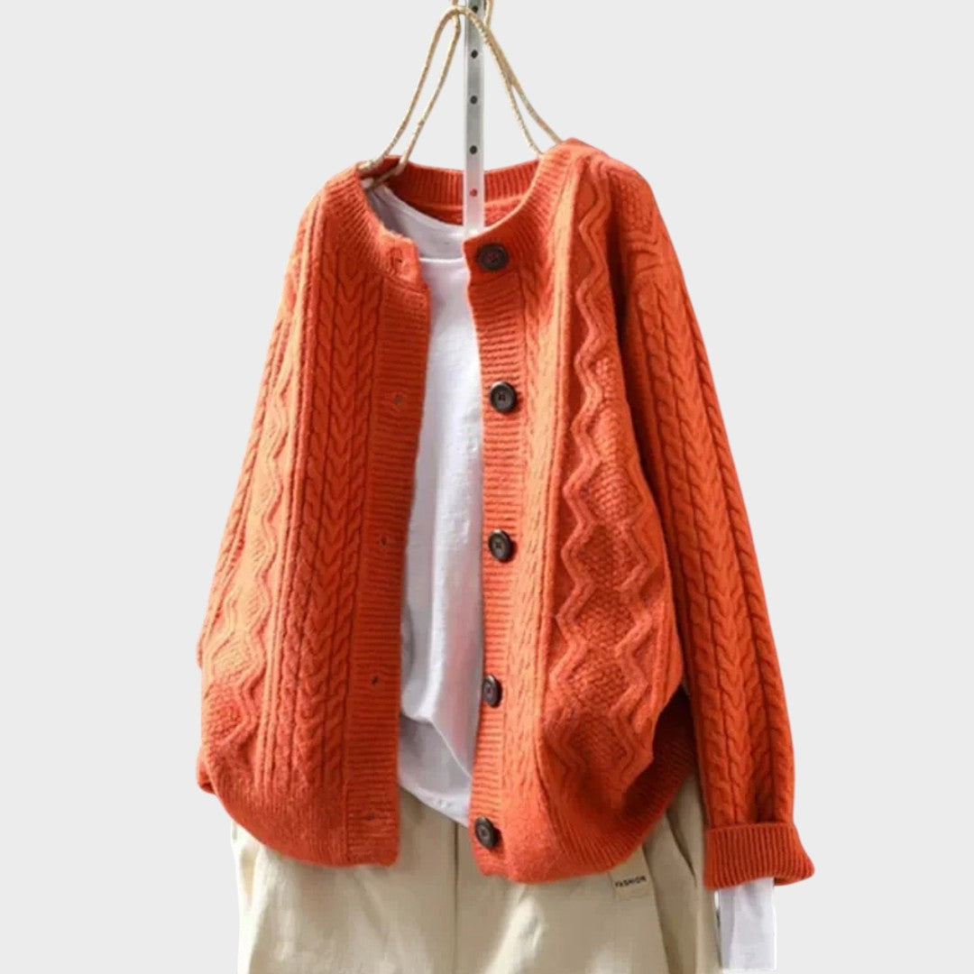 Lorenza | Gestrickte Strickjacke