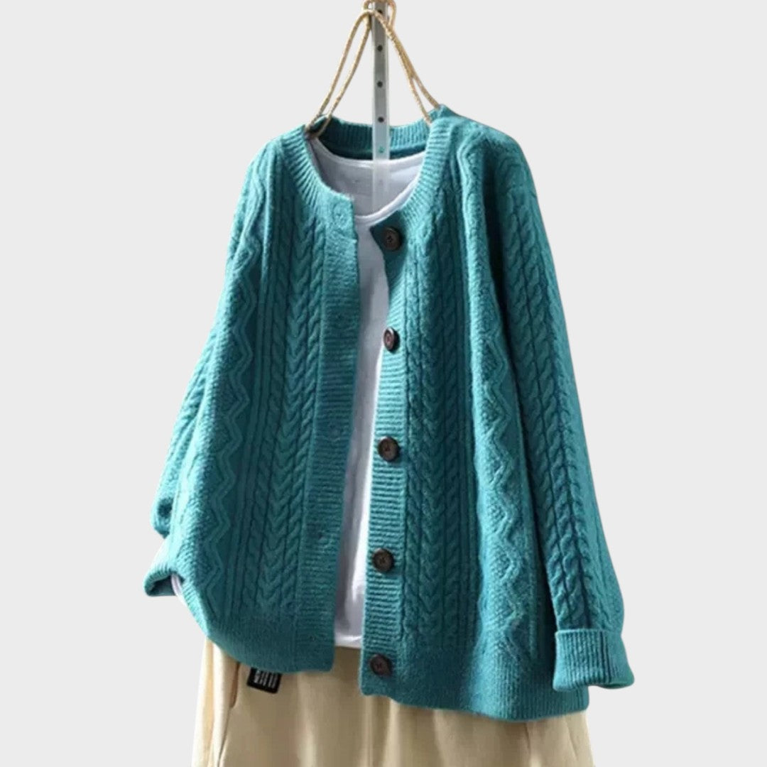 Lorenza | Gestrickte Strickjacke