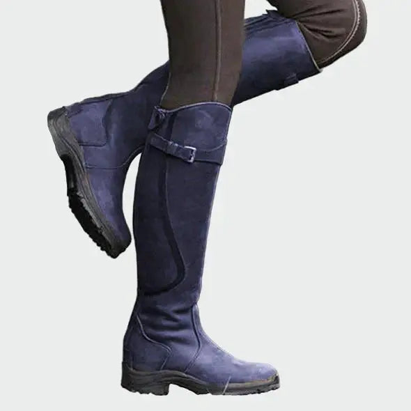 Maribela - Hohe Lederreitstiefel für Frauen