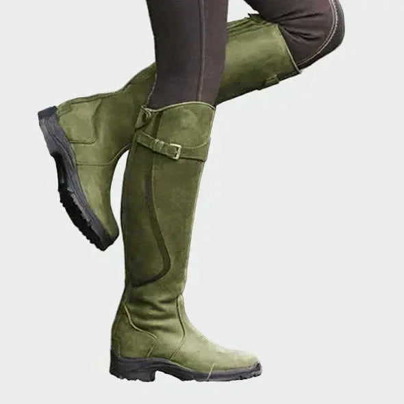 Maribela - Hohe Lederreitstiefel für Frauen