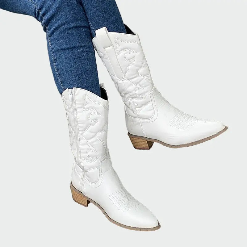 Metallic Cowboy-Stiefel