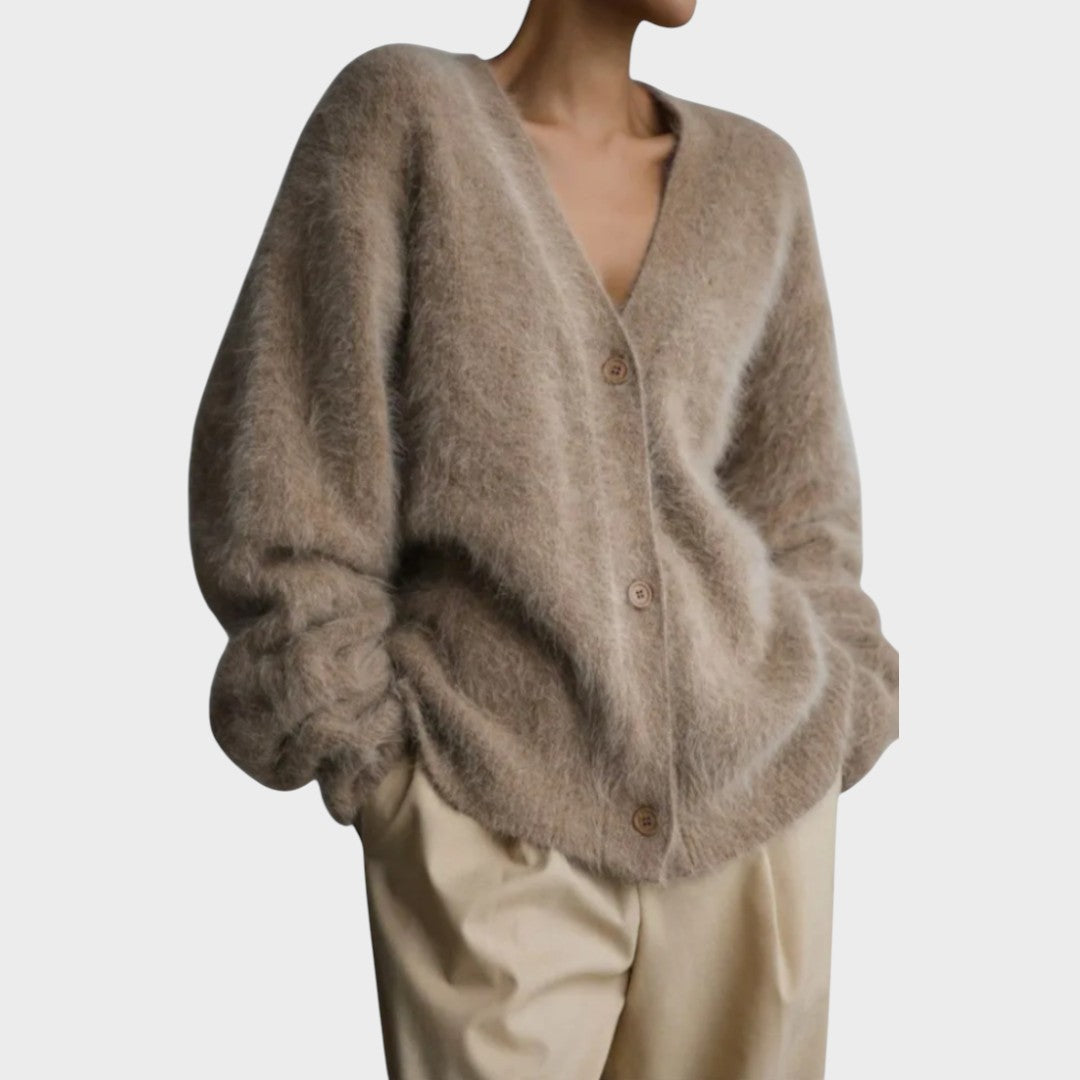 Stefanie | Weicher Cashmere-Mix Cardigan